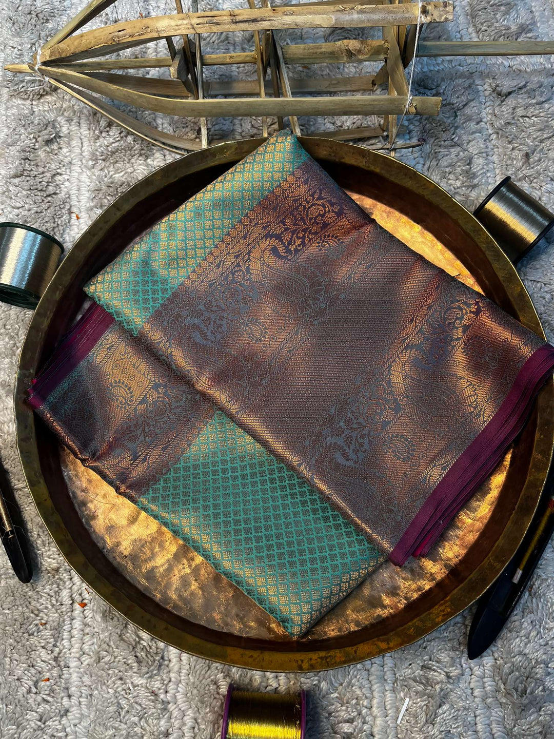 Eccentric zari weave Softsilk Banarasi saree