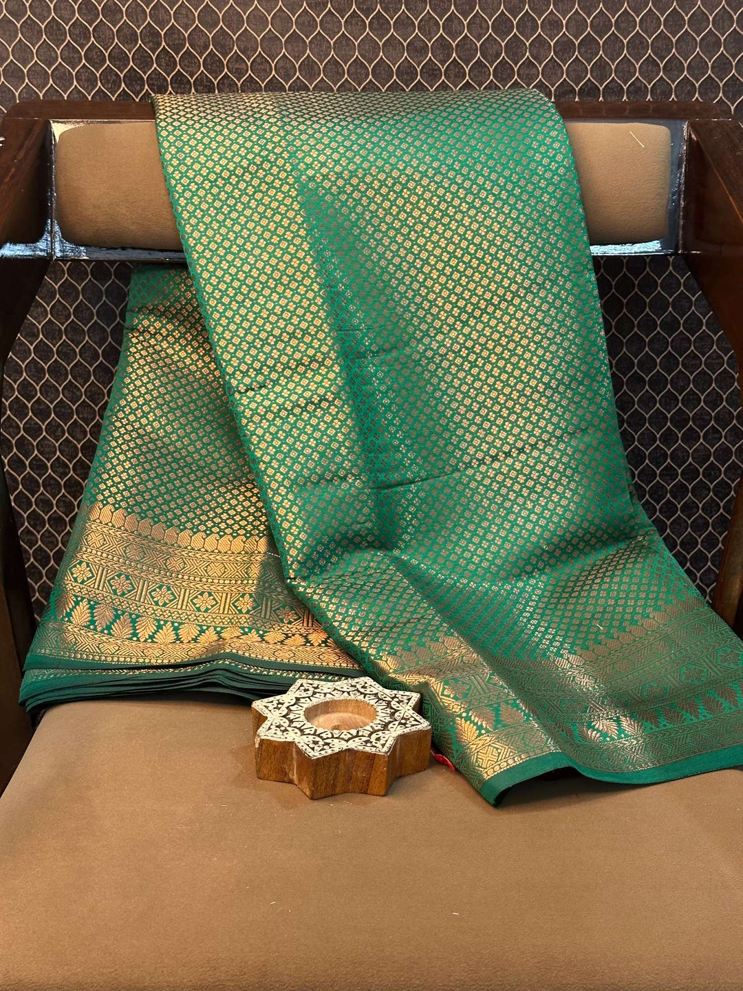Eccentric zari weave Softsilk Banarasi saree
