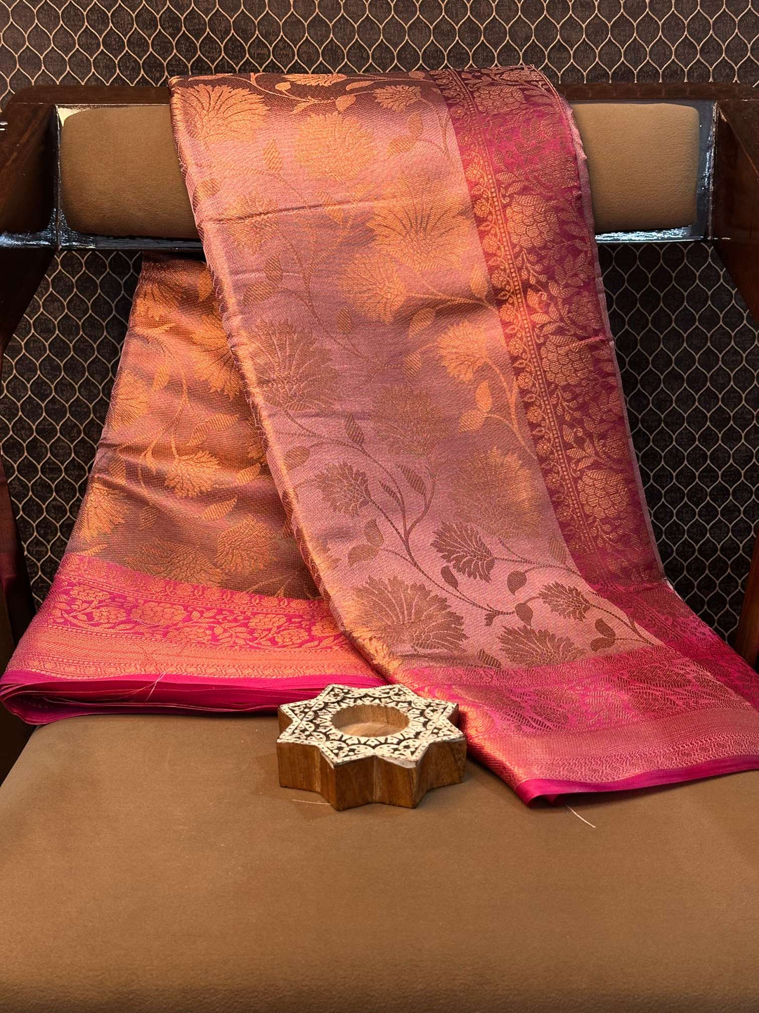Eccentric zari weave Softsilk Banarasi saree