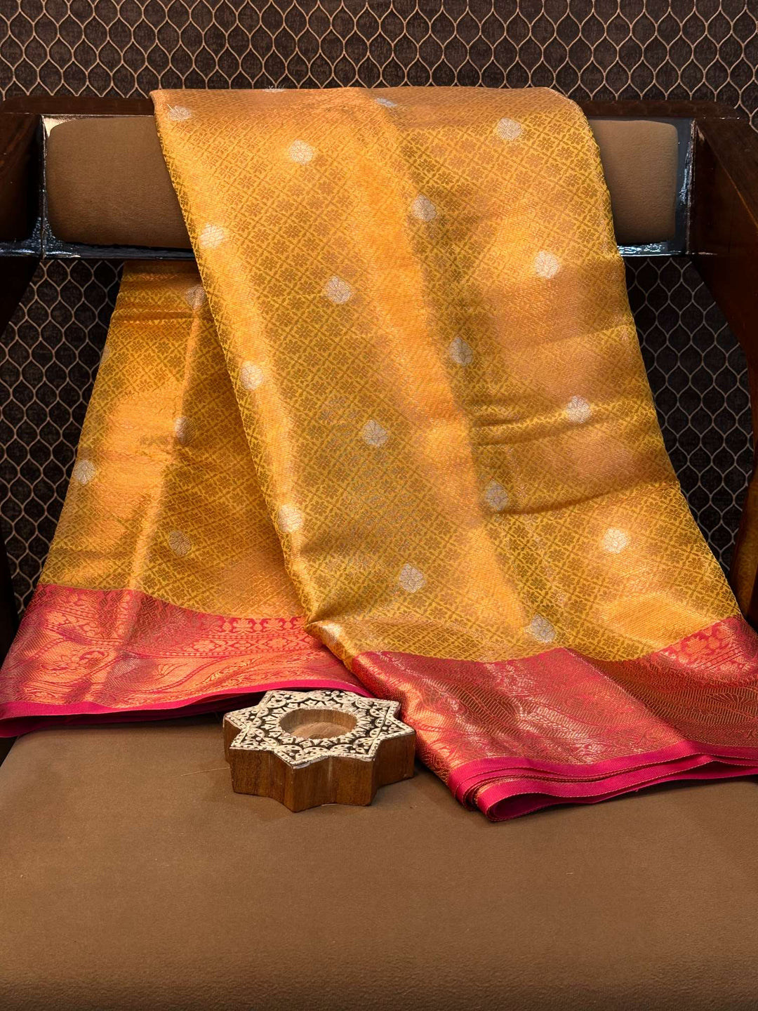 Eccentric zari weave Softsilk Banarasi saree