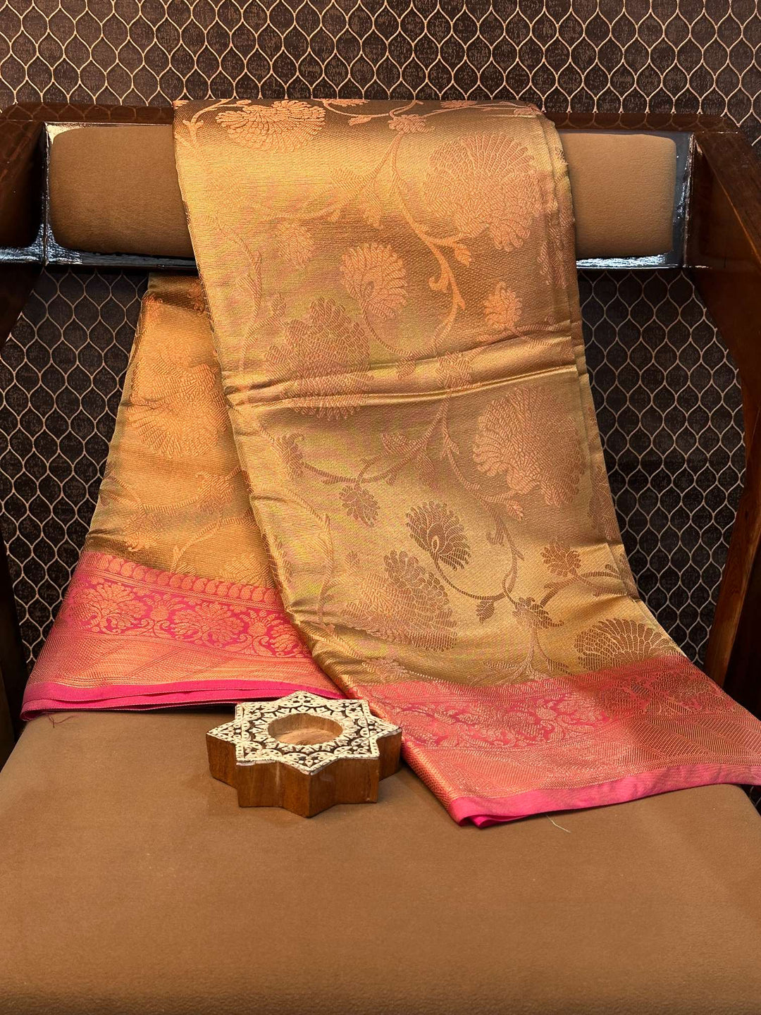 Eccentric zari weave Softsilk Banarasi saree