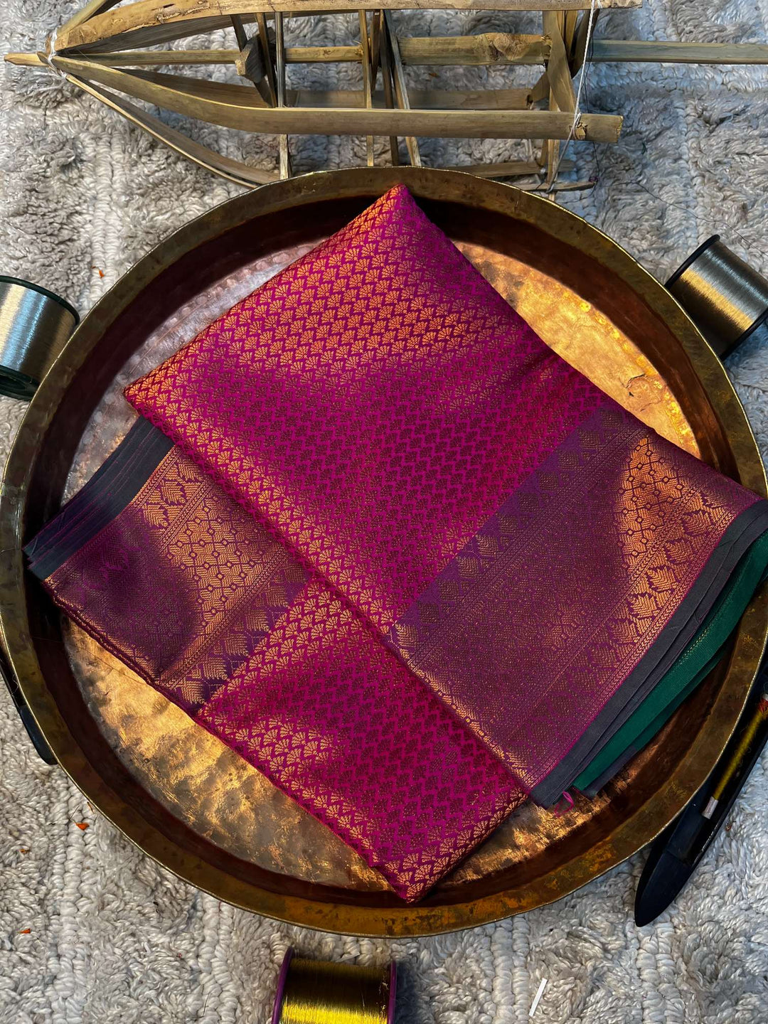 Eccentric zari weave Softsilk Banarasi saree