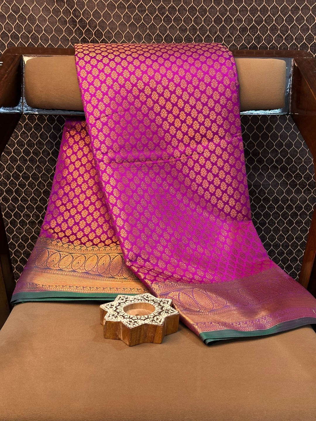 Eccentric zari weave Softsilk Heritage Banarasi saree