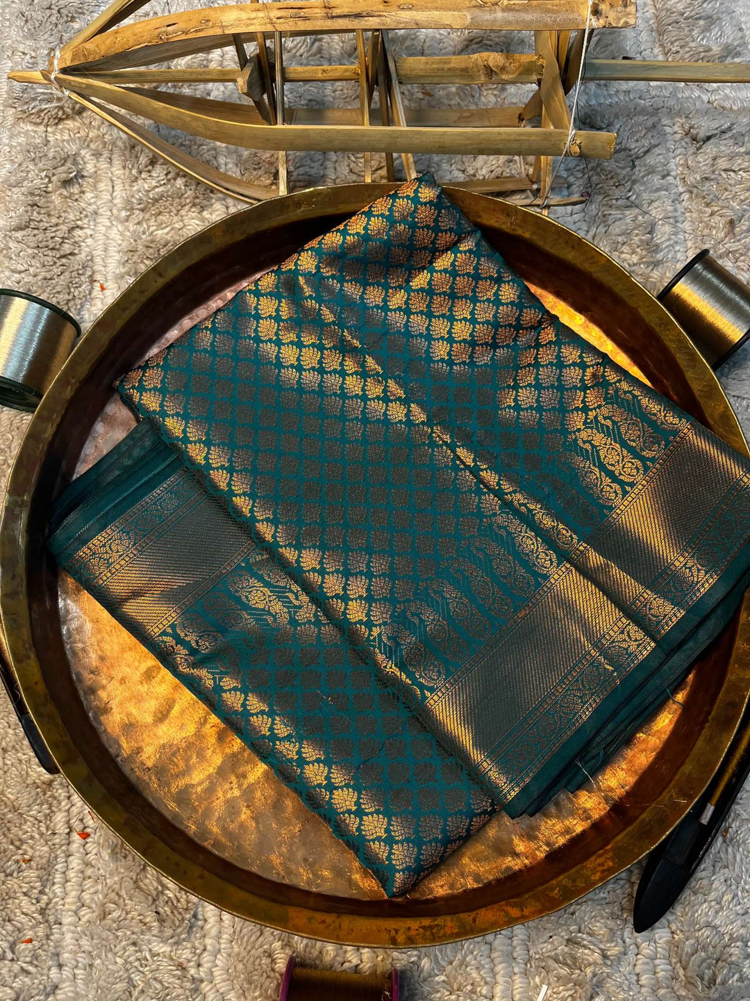 Eccentric zari weave Softsilk Banarasi saree