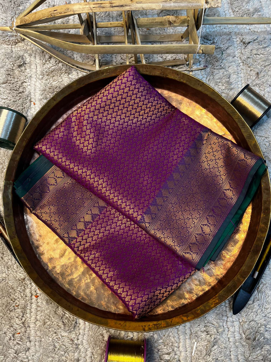 Eccentric zari weave Softsilk Banarasi saree
