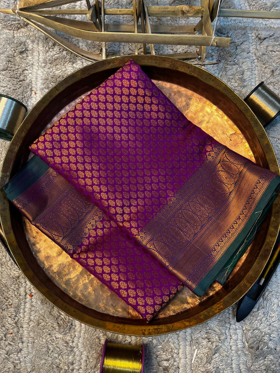 Eccentric zari weave Softsilk Banarasi saree