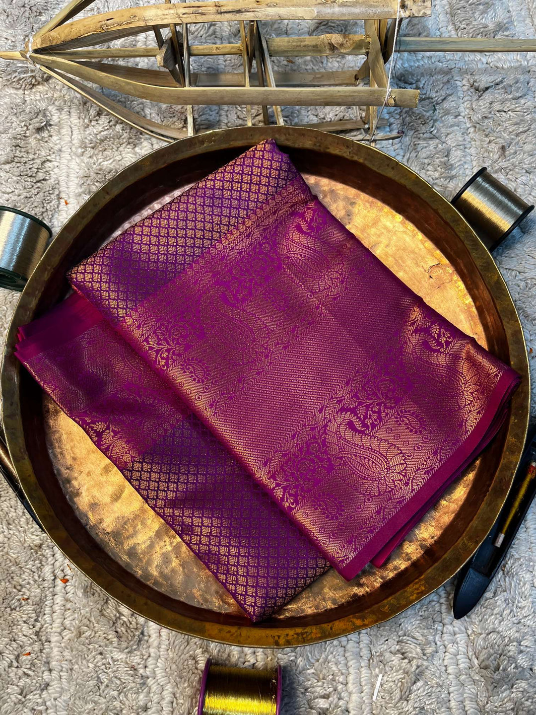Eccentric zari weave Softsilk Banarasi saree