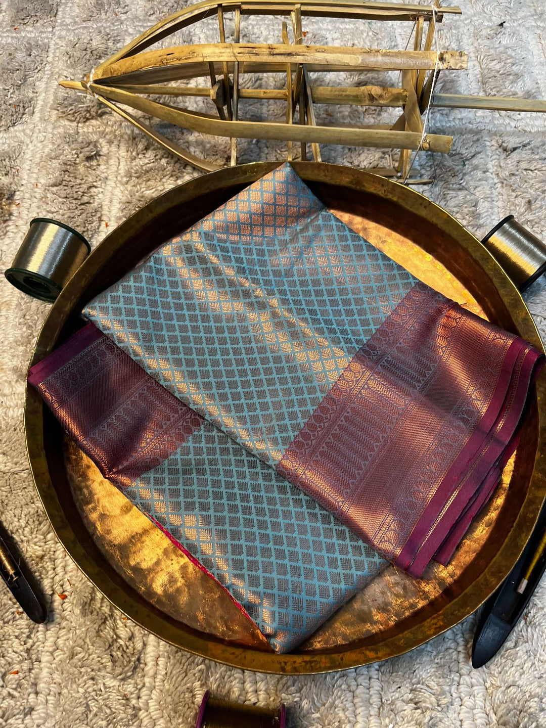 Eccentric zari weave Softsilk Banarasi saree