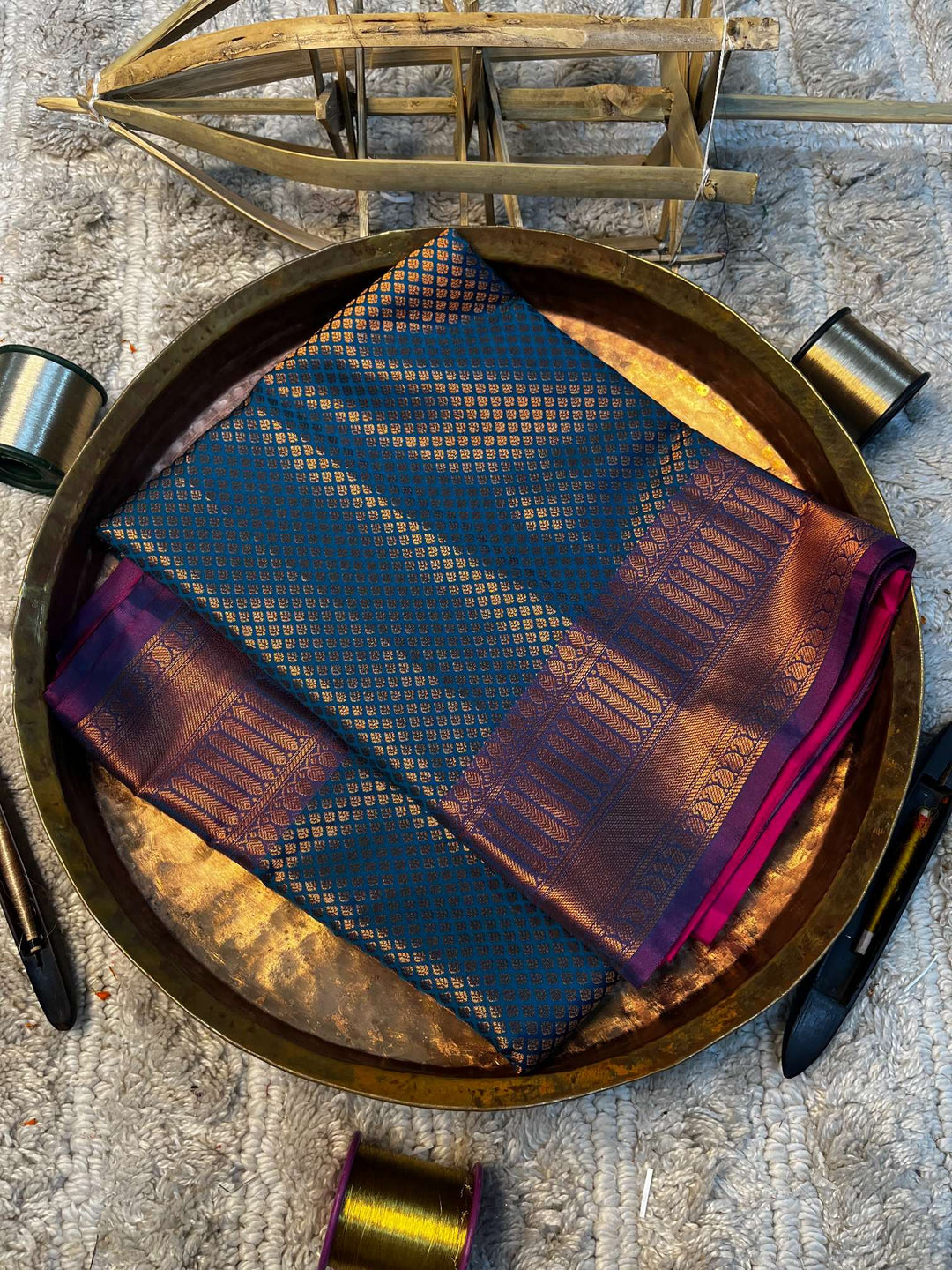 Eccentric zari weave Softsilk Heritage Banarasi saree