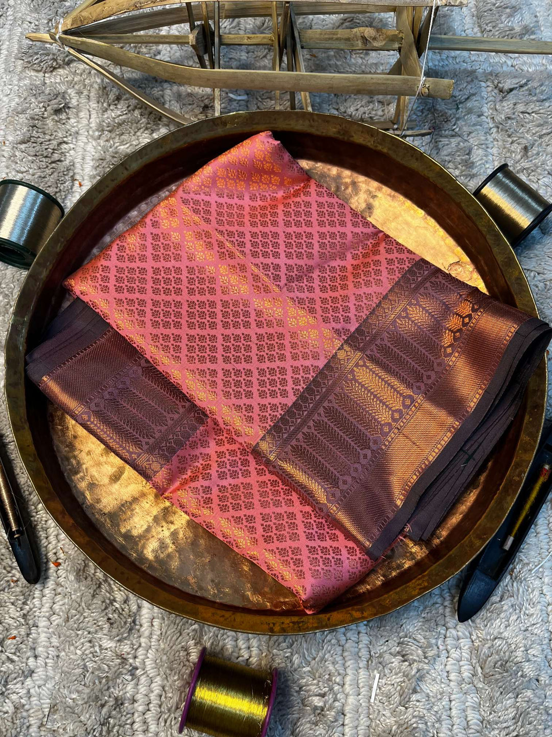 Eccentric zari weave Softsilk Heritage Banarasi saree