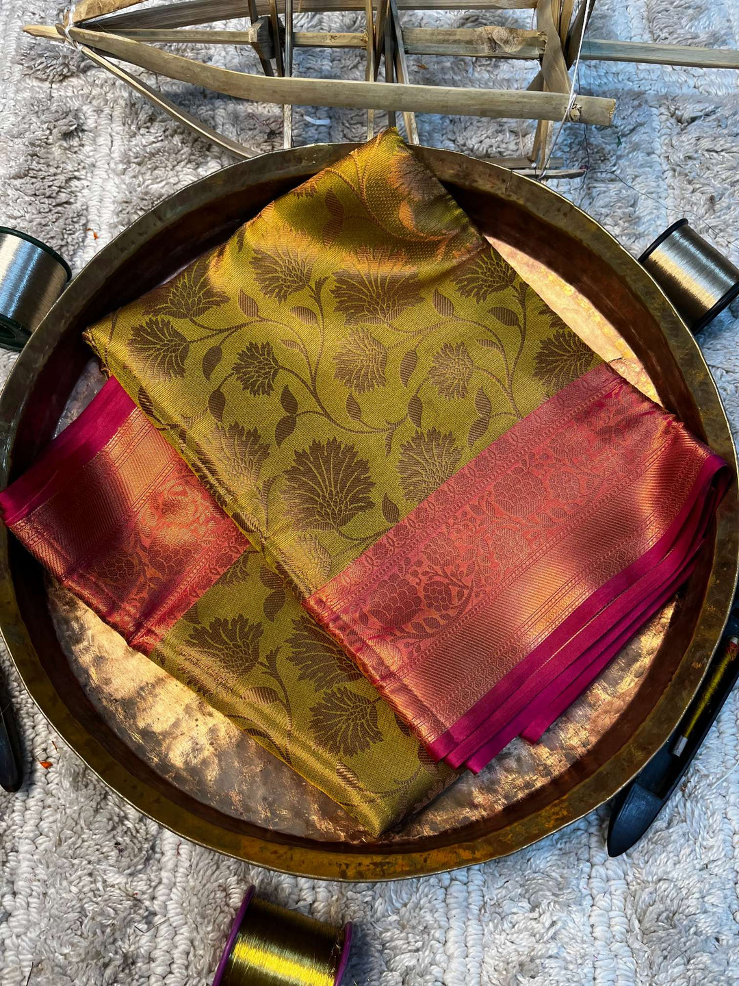 Eccentric zari weave Softsilk Heritage Banarasi saree