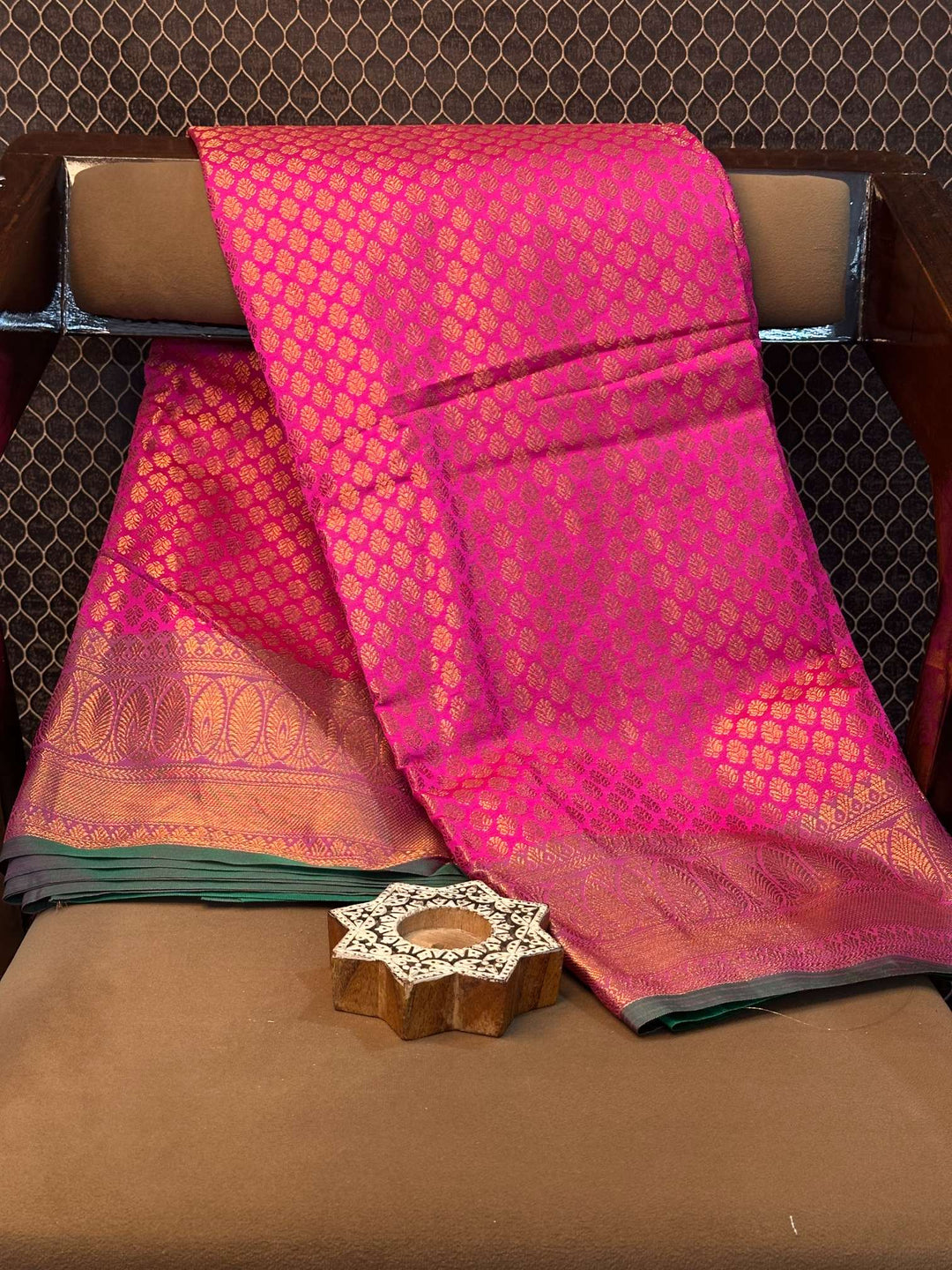 Eccentric zari weave Softsilk Banarasi saree