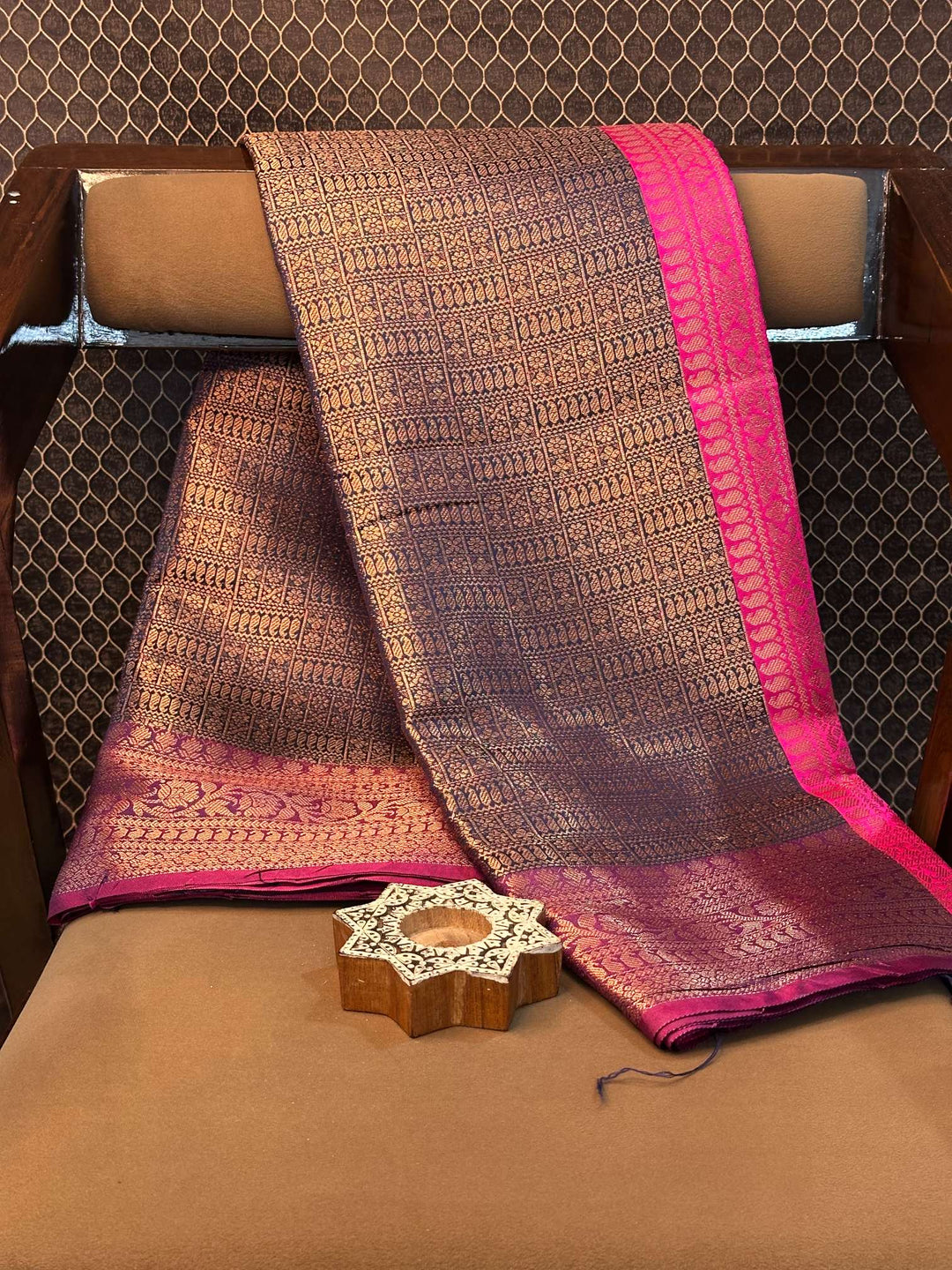 Eccentric zari weave Softsilk Banarasi saree