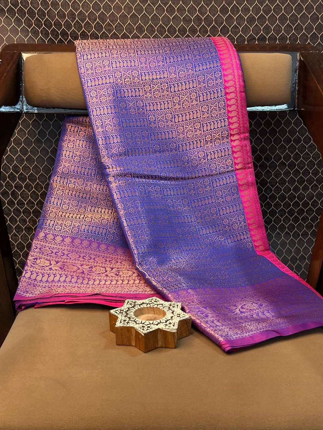 Eccentric zari weave Softsilk Banarasi saree