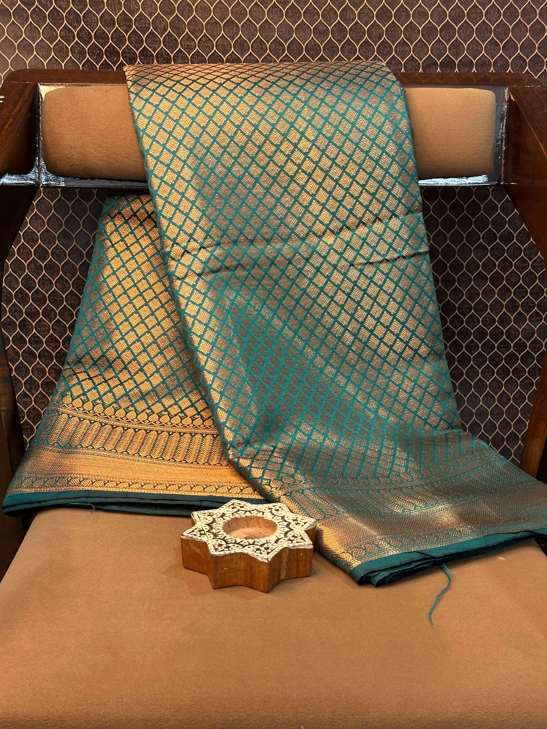 Eccentric zari weave Softsilk Banarasi saree