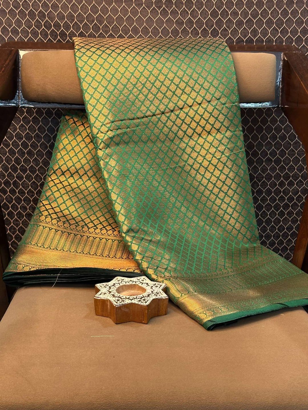 Eccentric zari weave Softsilk Banarasi saree