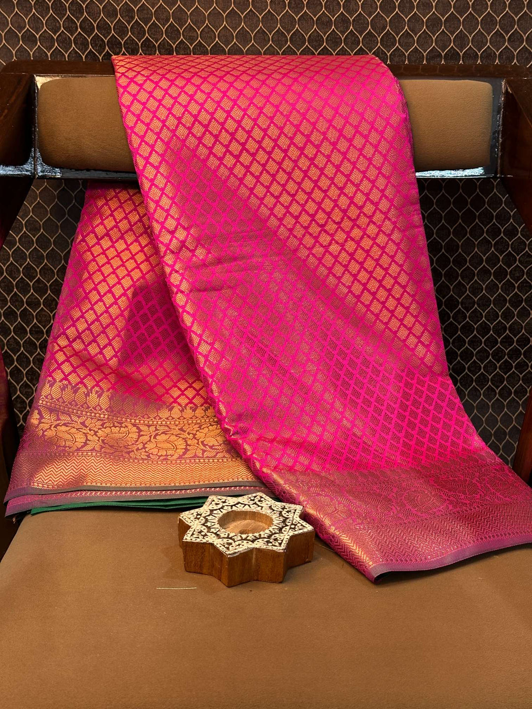 Eccentric zari weave Softsilk Banarasi saree