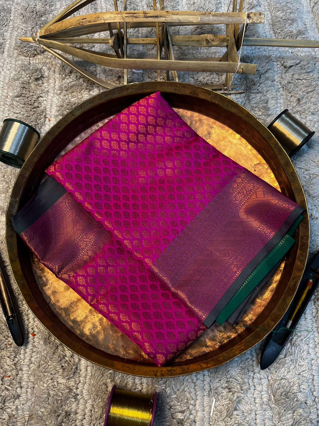 Eccentric zari weave Softsilk Banarasi saree