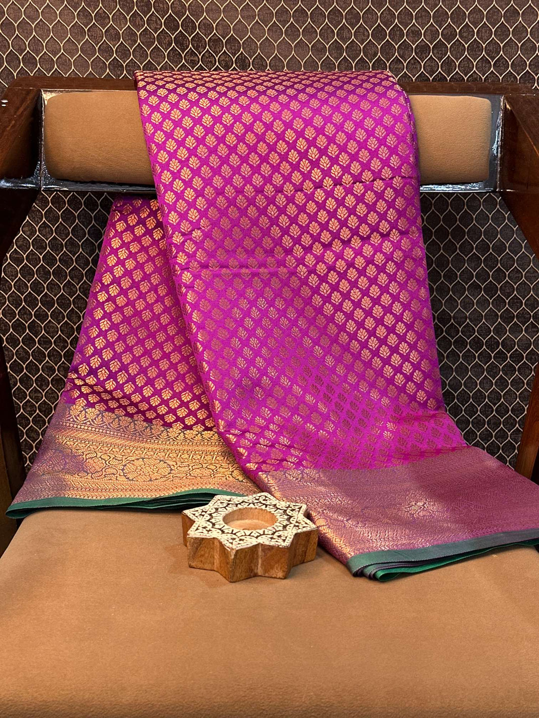 Eccentric zari weave Softsilk Banarasi saree
