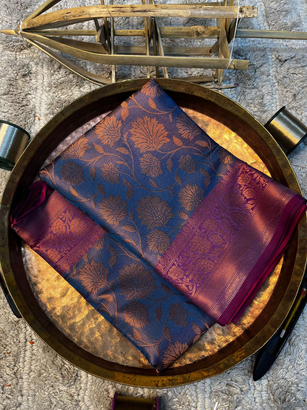 Eccentric zari weave Softsilk Banarasi saree