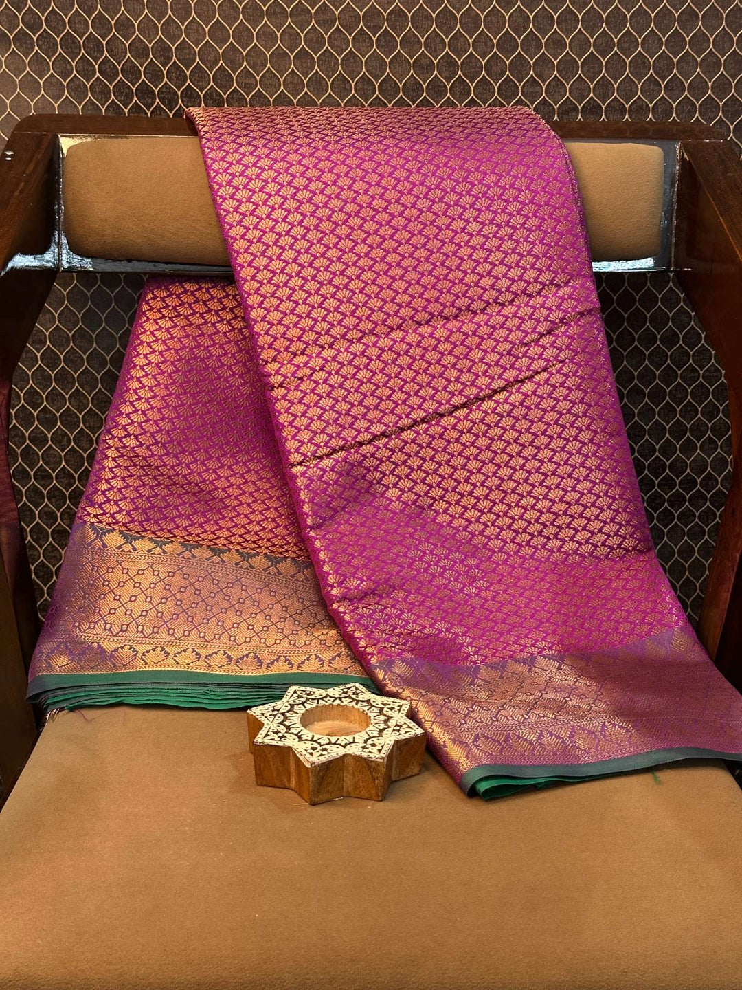 Eccentric zari weave Softsilk Heritage Banarasi saree