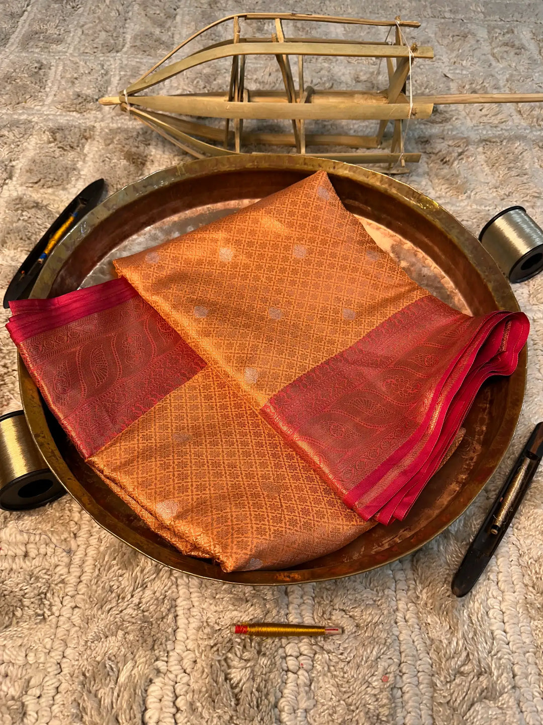 Eccentric Zari Weave Softsilk Banarasi Saree