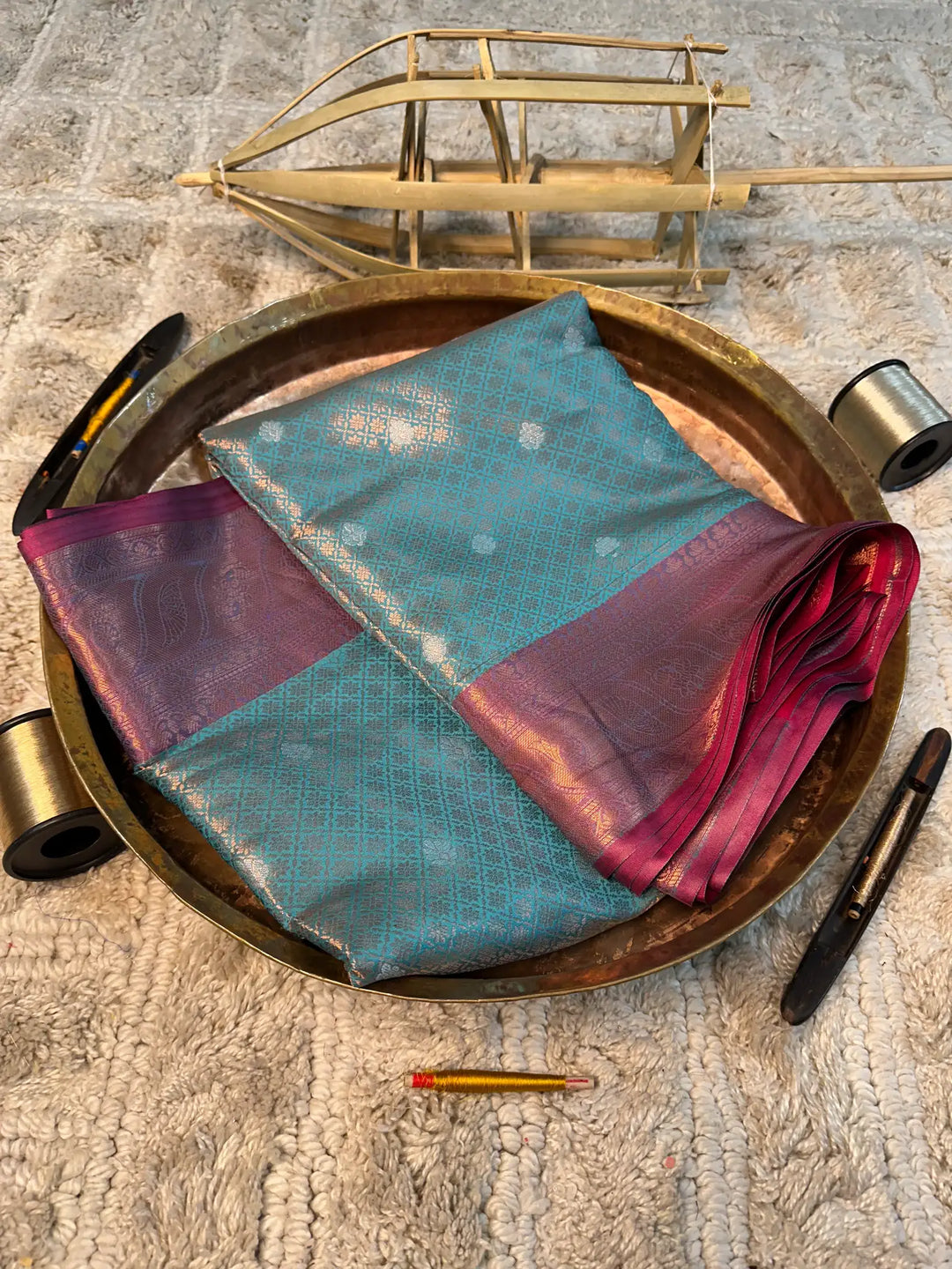Eccentric Zari Weave Softsilk Banarasi Saree