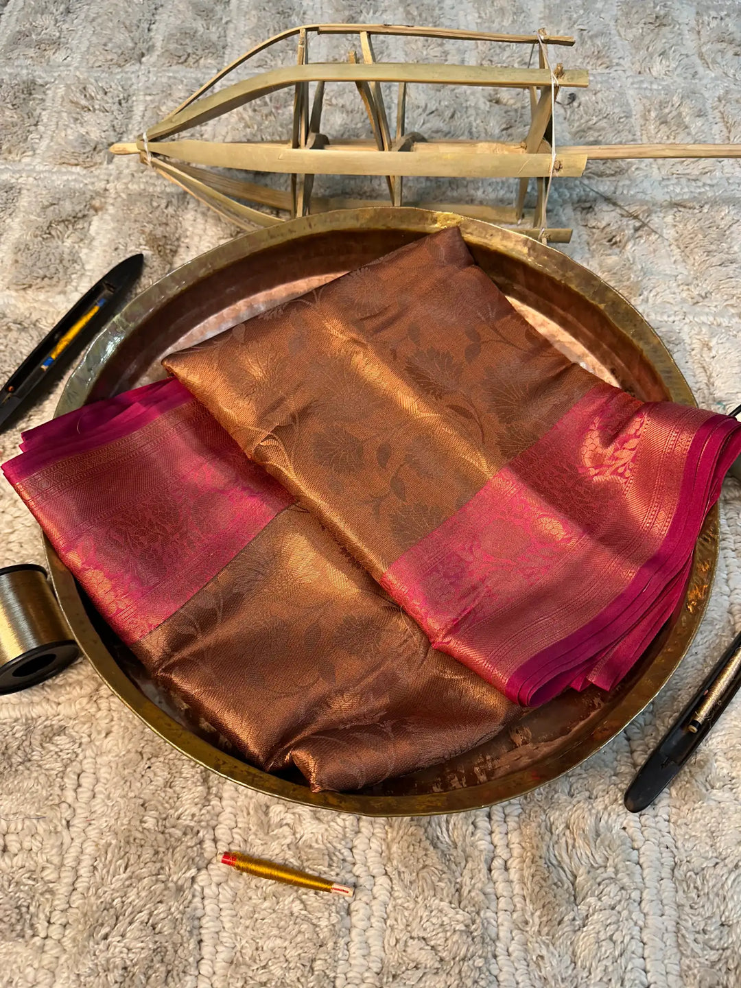 Eccentric Zari Weave Softsilk Banarasi Saree