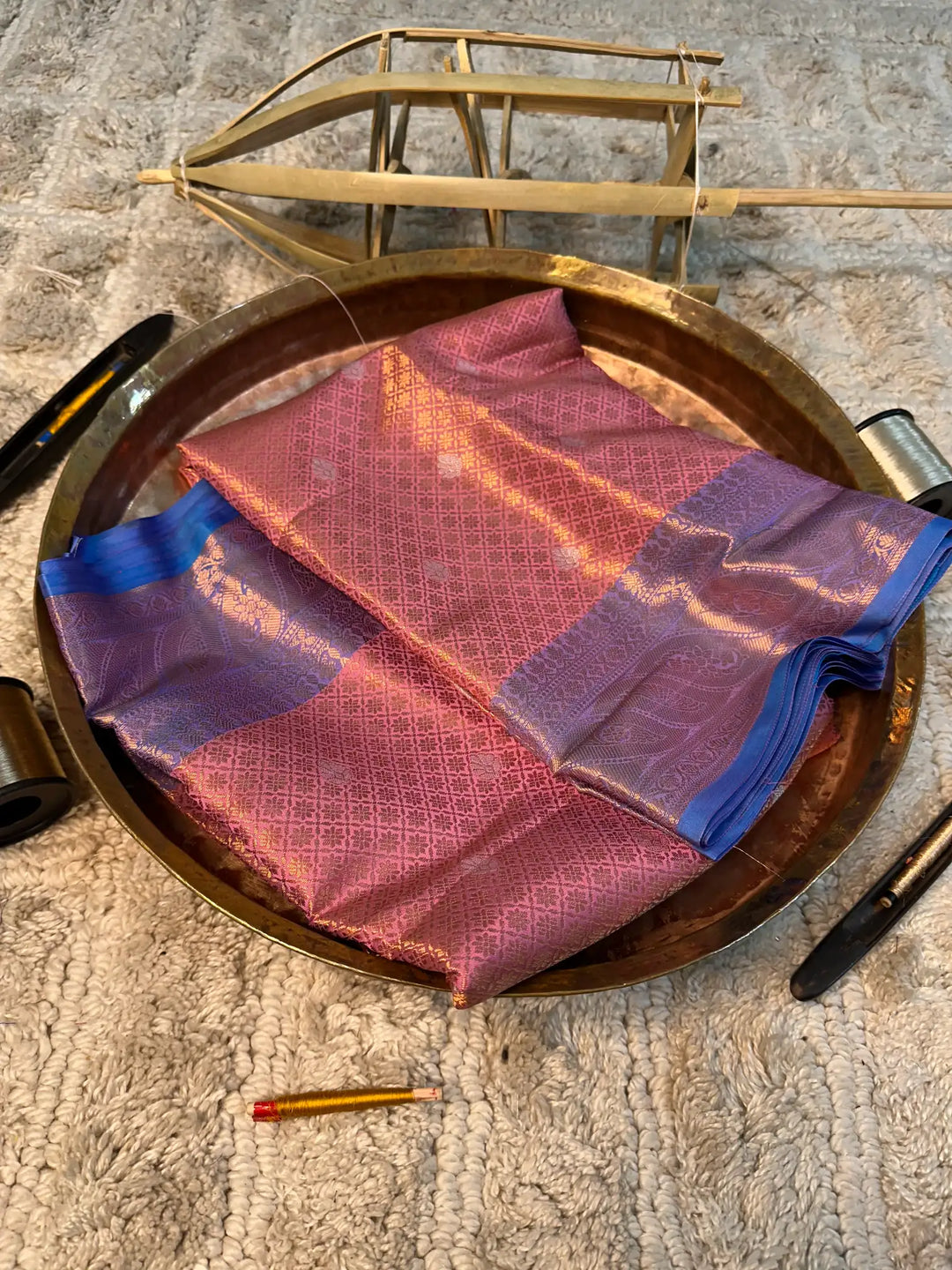 Eccentric Zari Weave Softsilk Banarasi Saree
