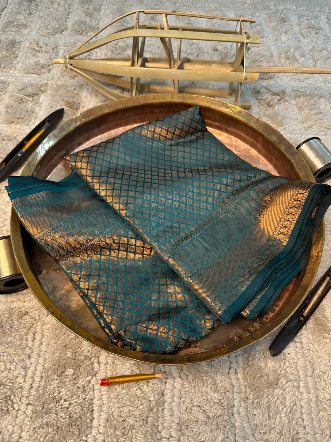 Eccentric Zari Weave Softsilk Banarasi Saree