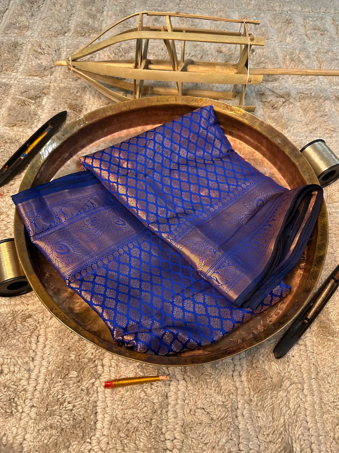 Eccentric Zari Weave Softsilk Banarasi Saree