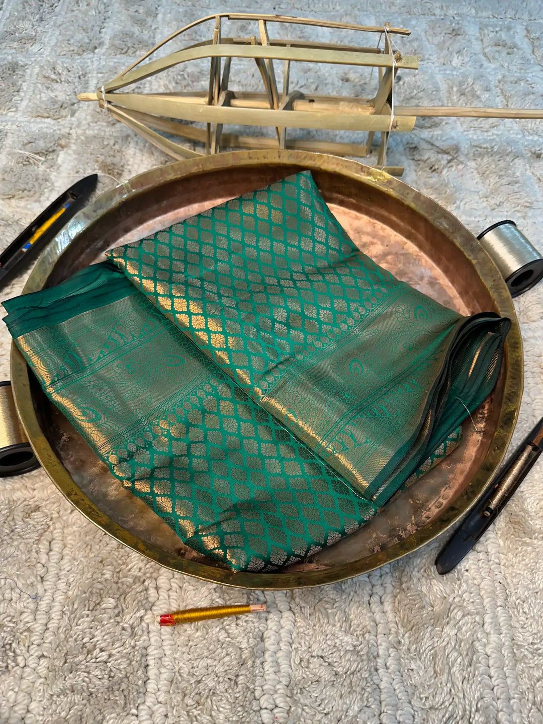 Eccentric Zari Weave Softsilk Banarasi Saree