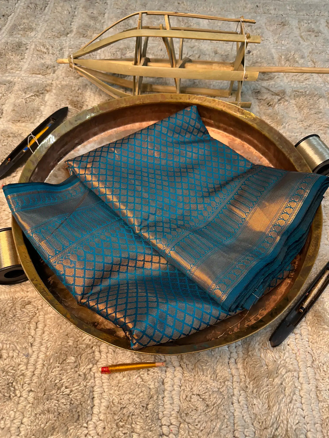 Eccentric Zari Weave Softsilk Banarasi Saree