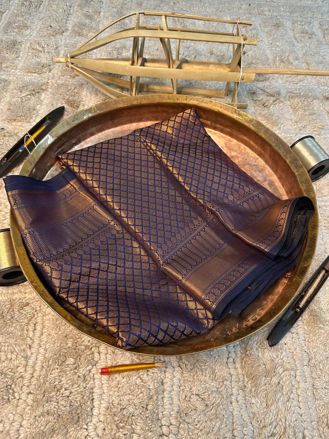 Eccentric Zari Weave Softsilk Banarasi Saree