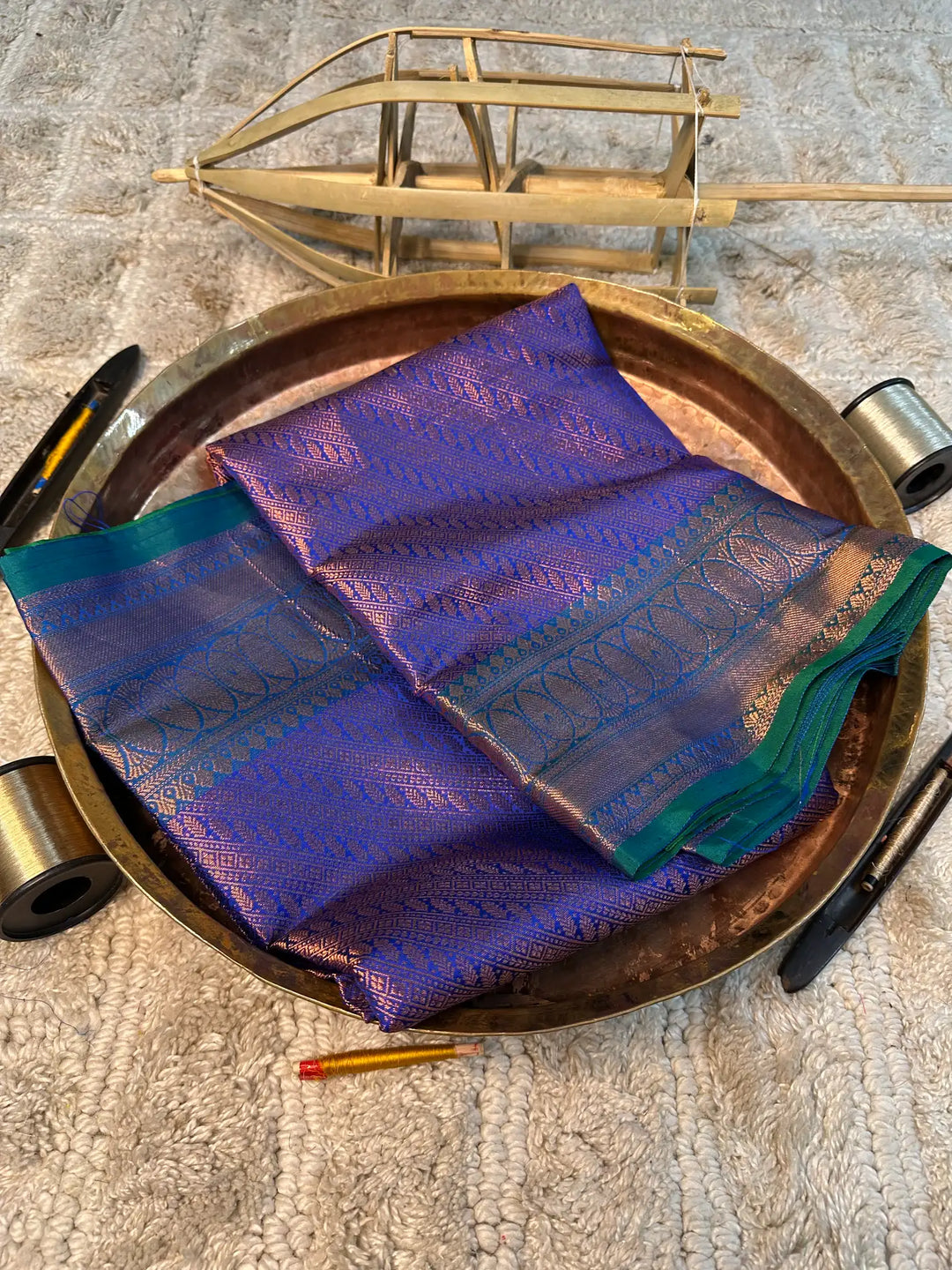 Eccentric Zari Weave Softsilk Banarasi Saree