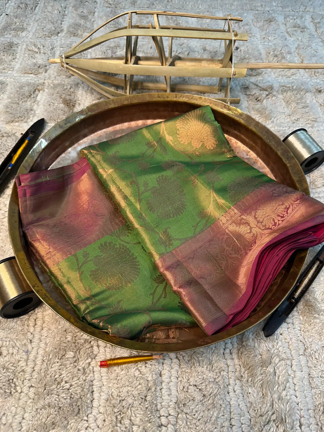 Eccentric Zari Weave Softsilk Banarasi Saree
