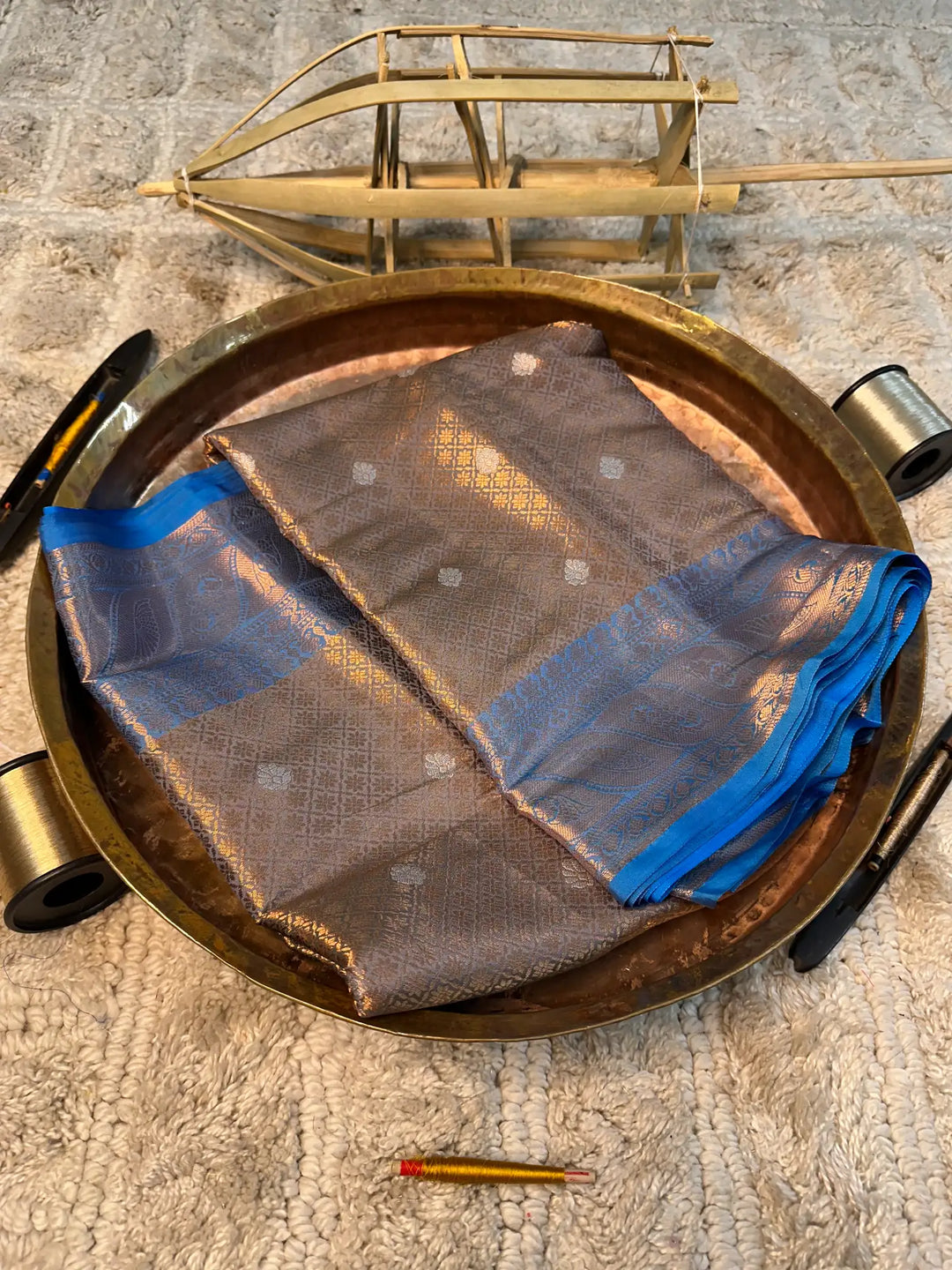Eccentric Zari Weave Softsilk Banarasi Saree