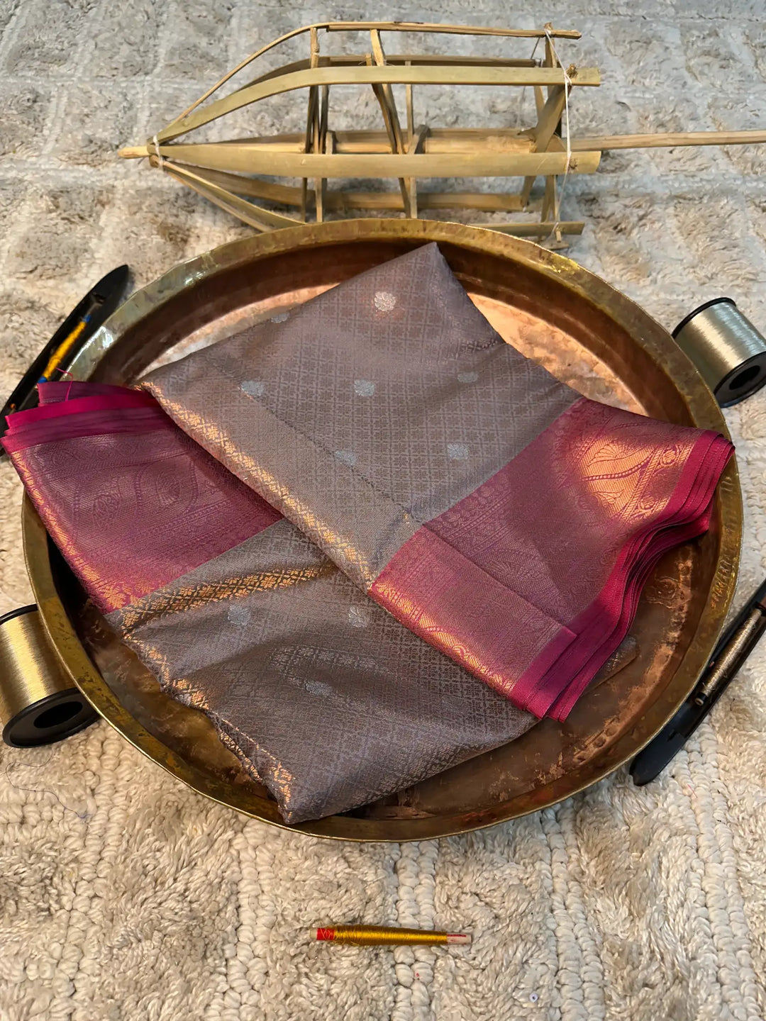 Eccentric Zari Weave Softsilk Banarasi Saree