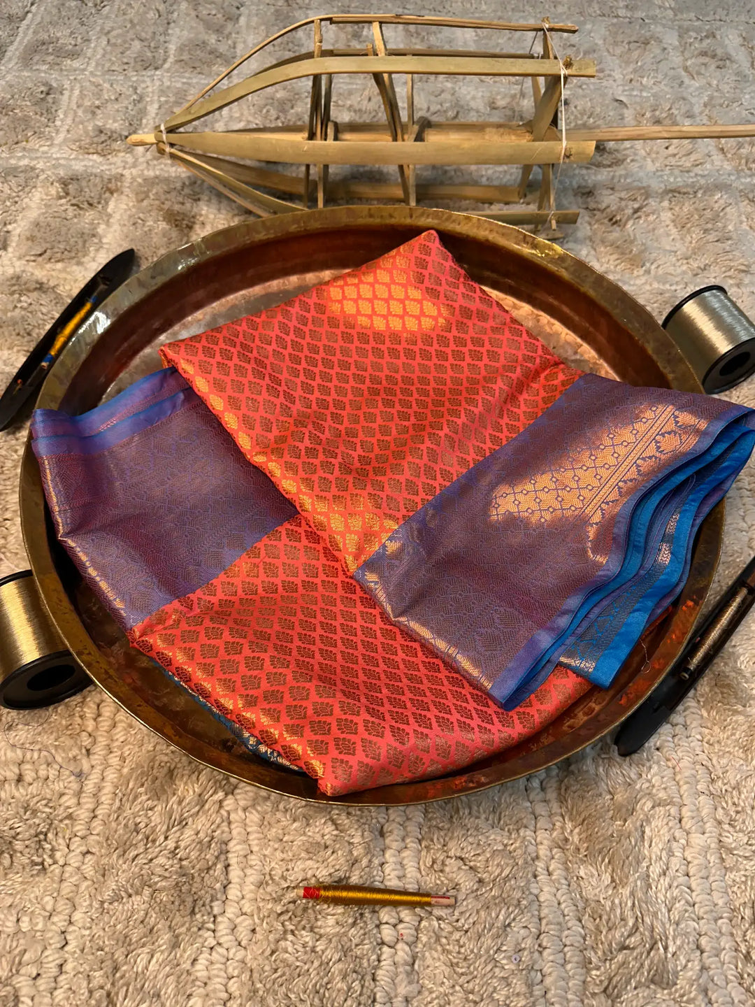 Eccentric Zari Weave Softsilk Banarasi Saree