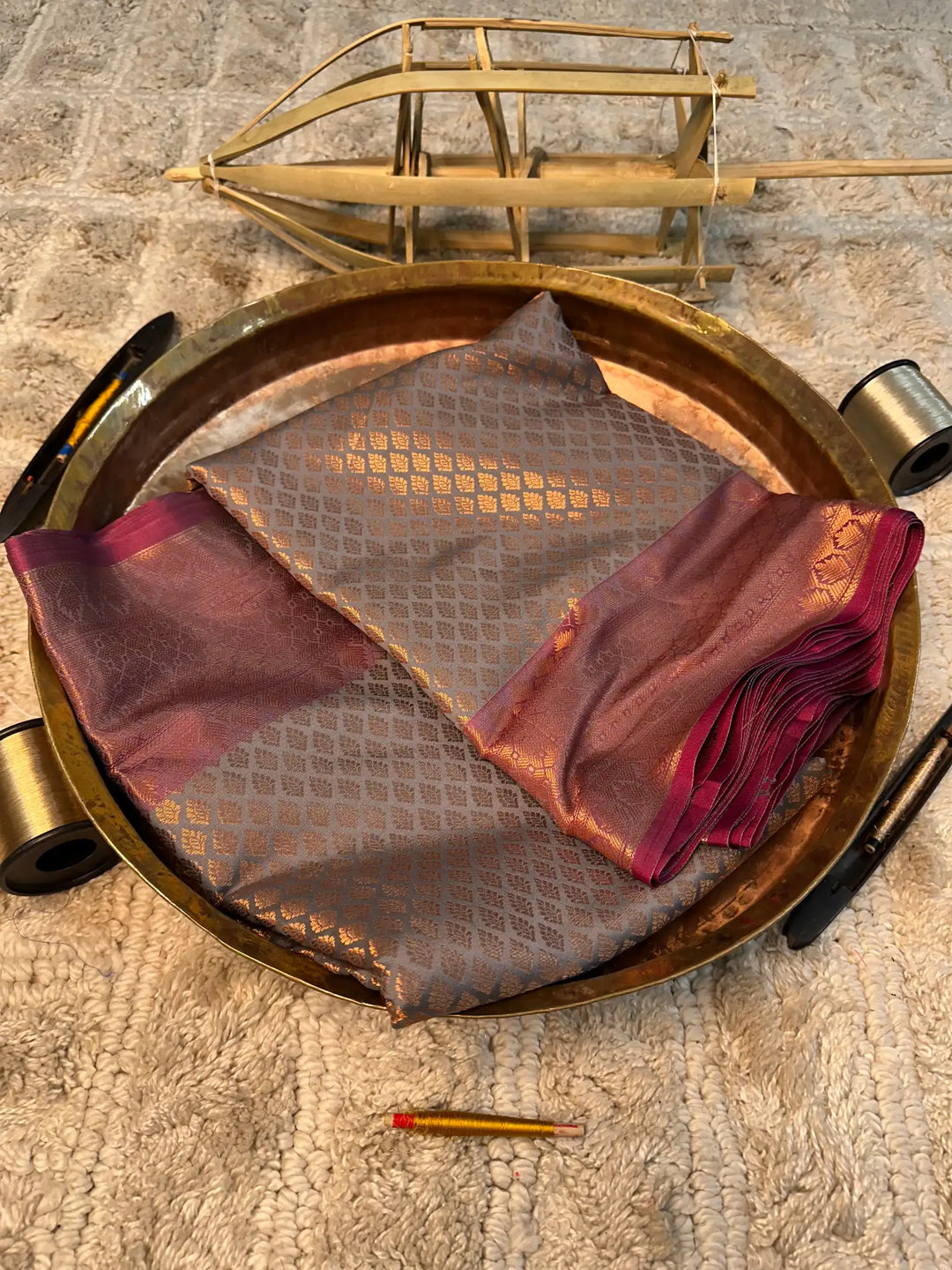 Eccentric Zari Weave Softsilk Banarasi Saree