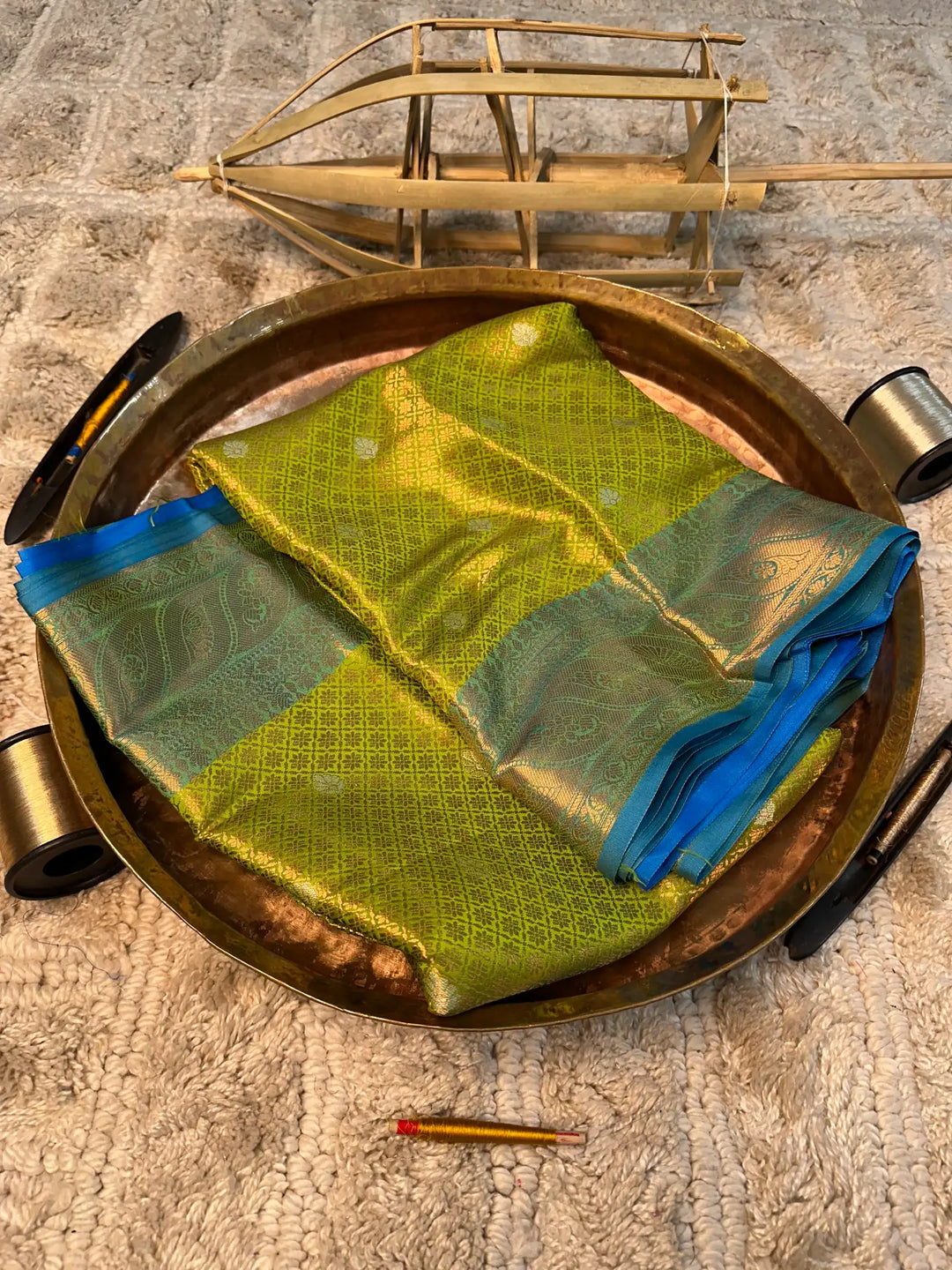 Eccentric Zari Weave Softsilk Banarasi Saree