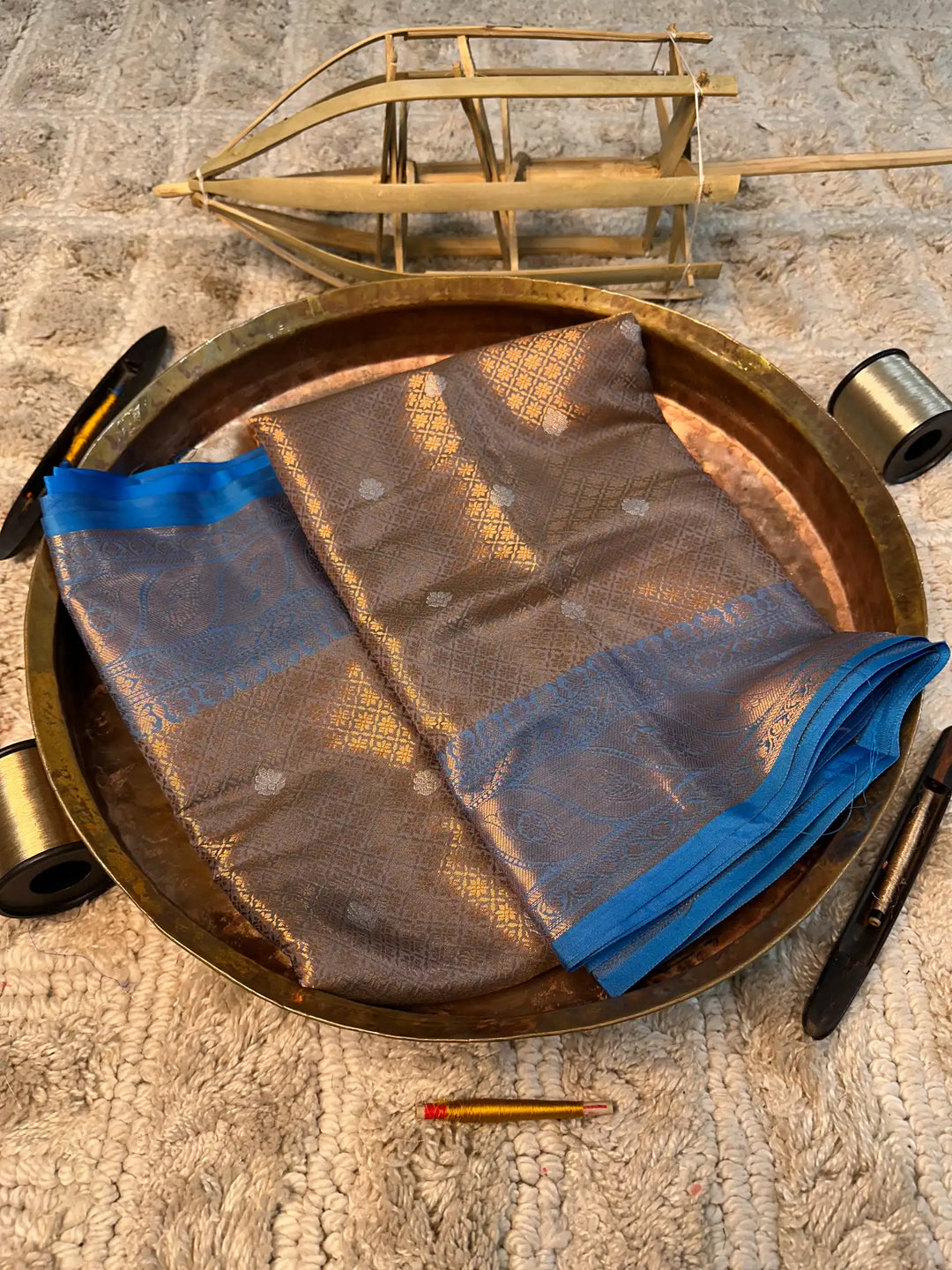 Eccentric Zari Weave Softsilk Banarasi Saree