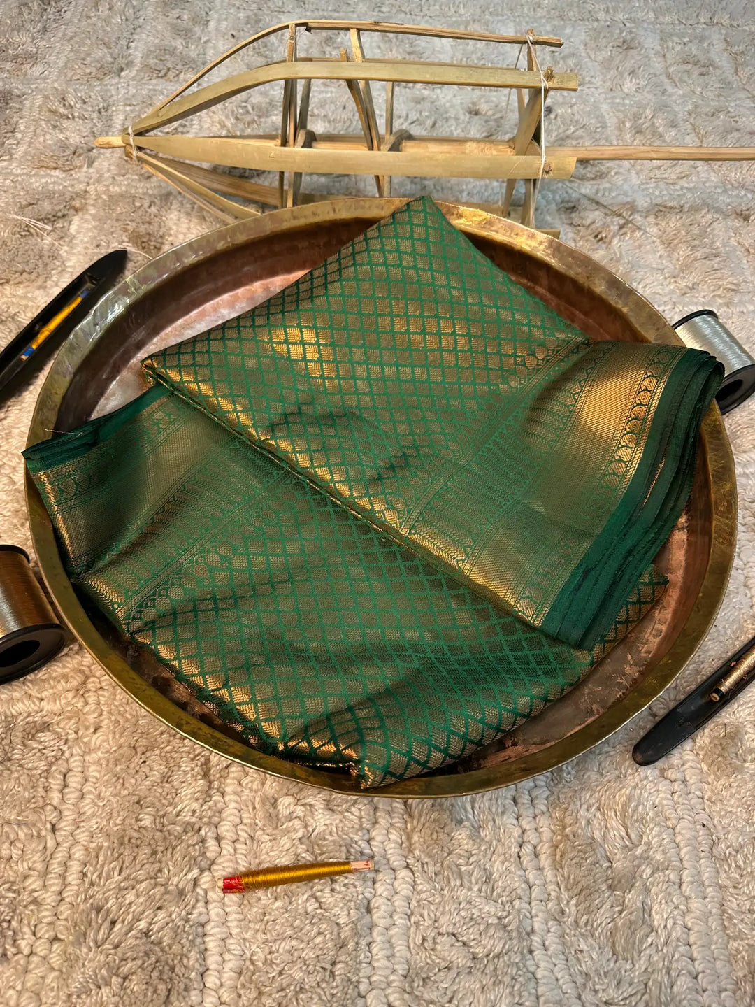 Eccentric Zari Weave Softsilk Banarasi Saree