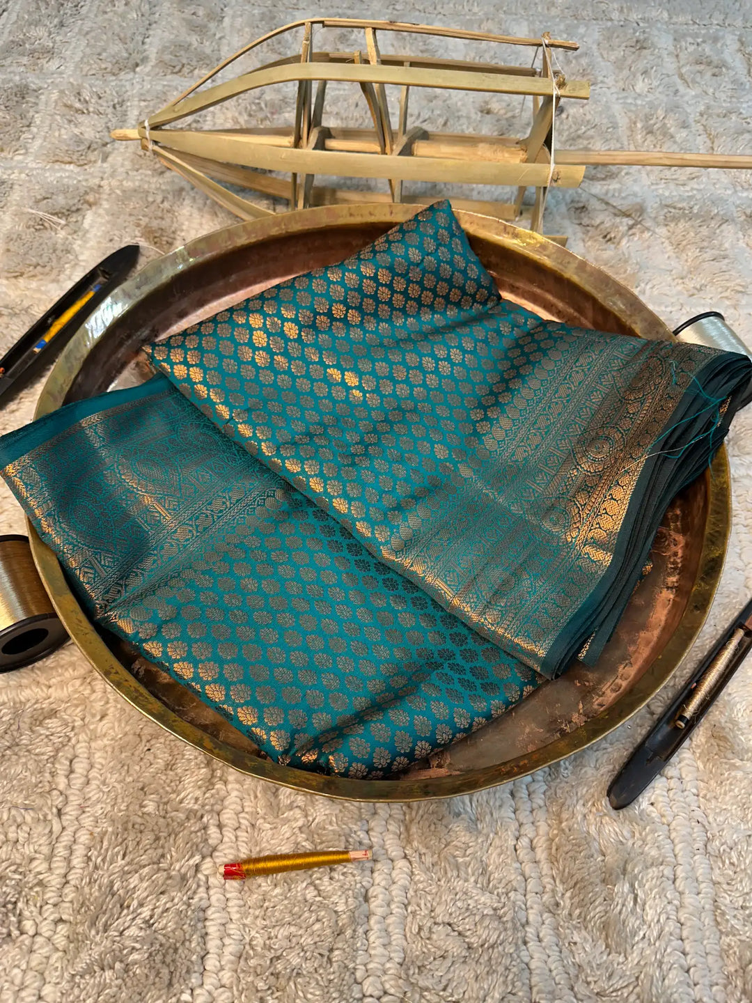 Eccentric Zari Weave Softsilk Banarasi Saree