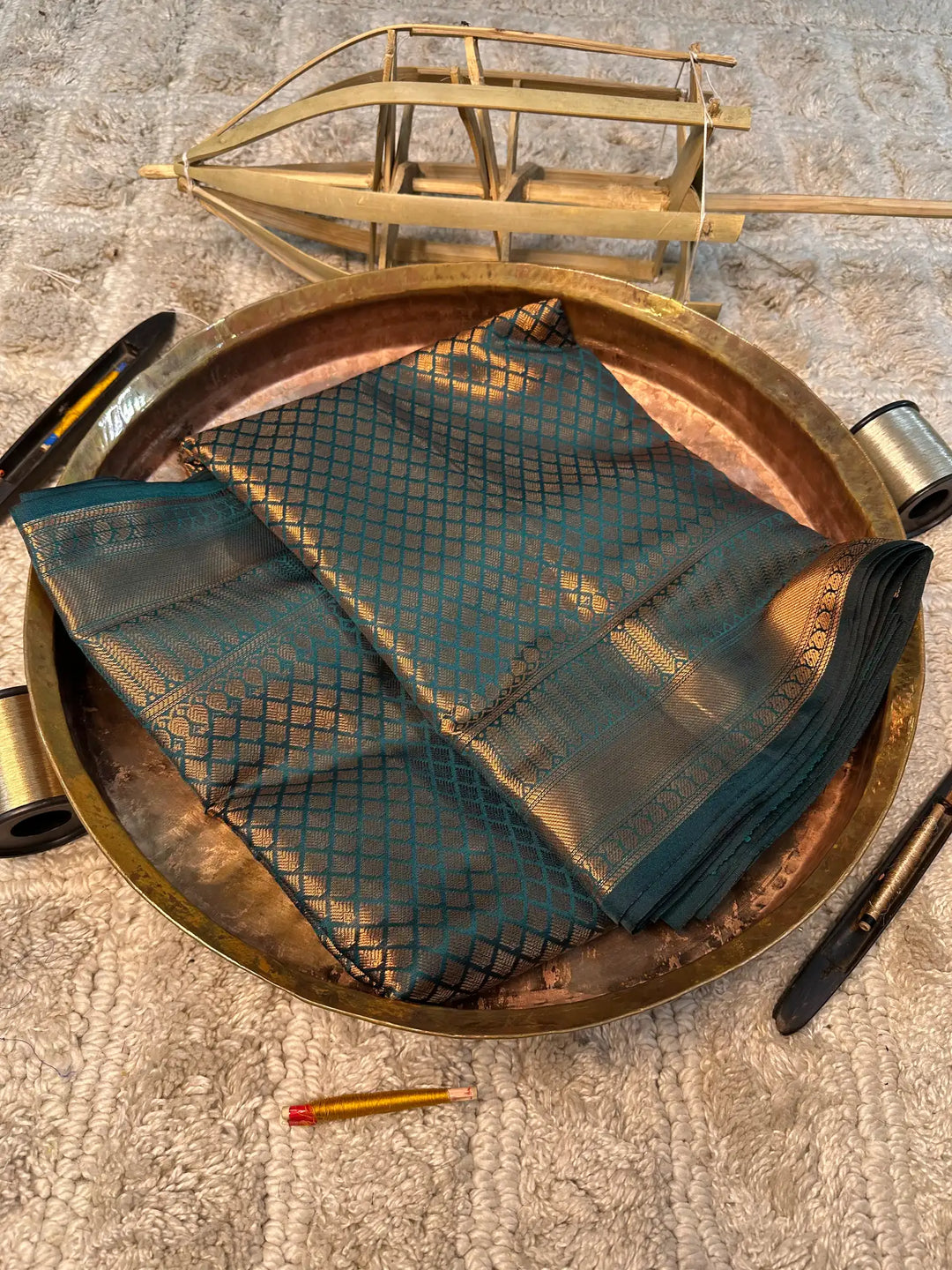 Eccentric Zari Weave Softsilk Banarasi Saree
