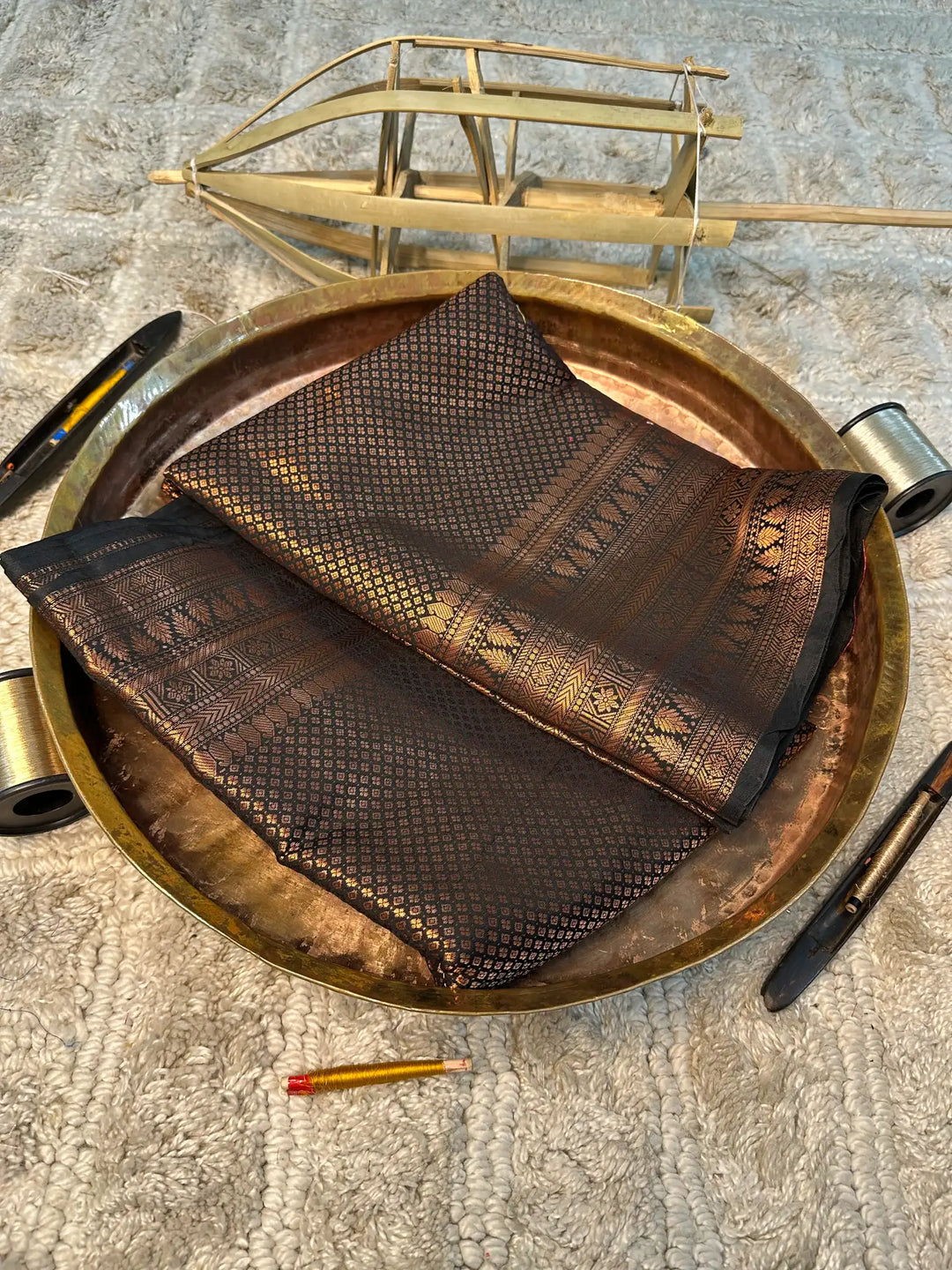 Eccentric Zari Weave Softsilk Banarasi Saree