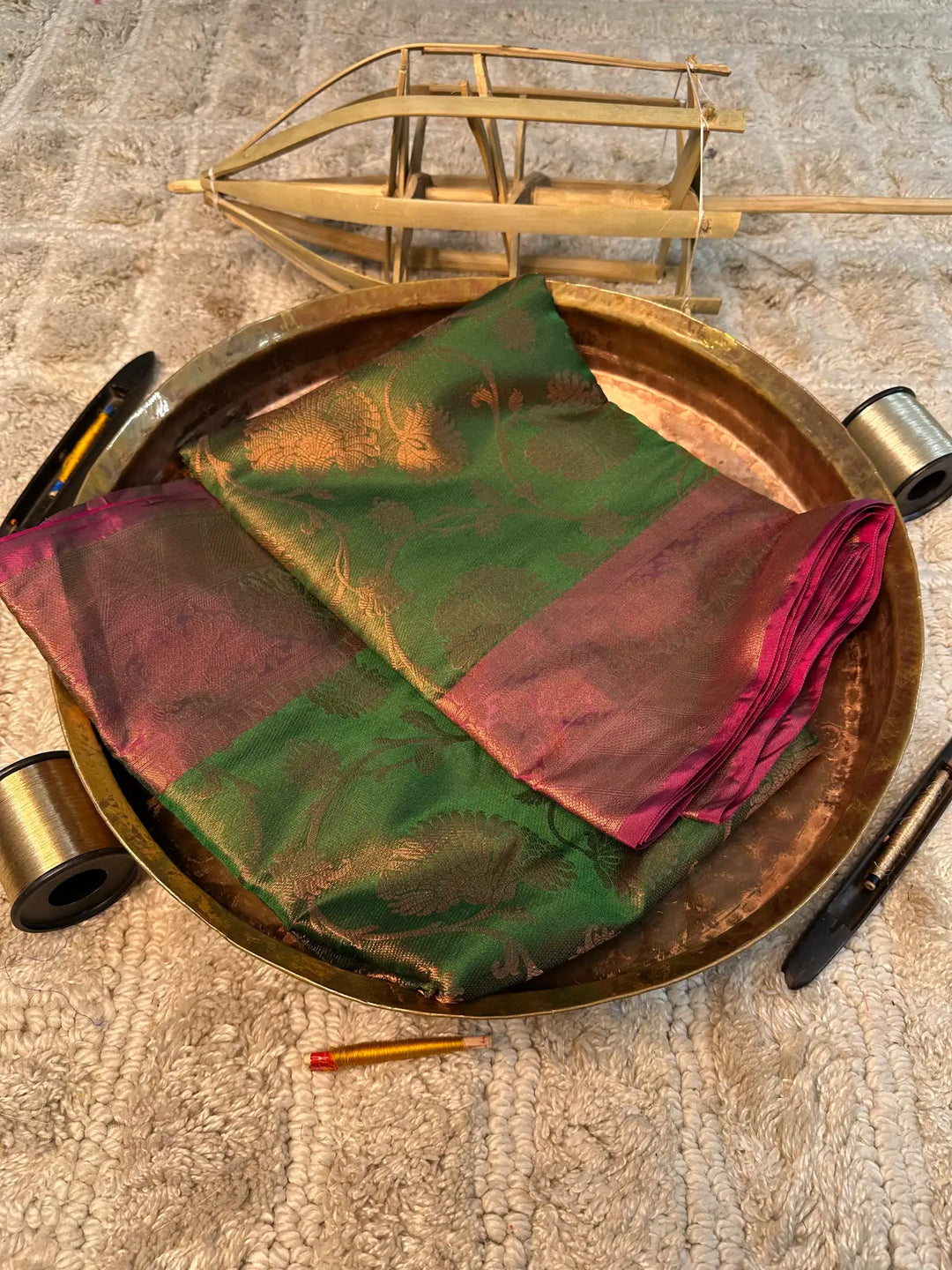 Eccentric Zari Weave Softsilk Banarasi Saree