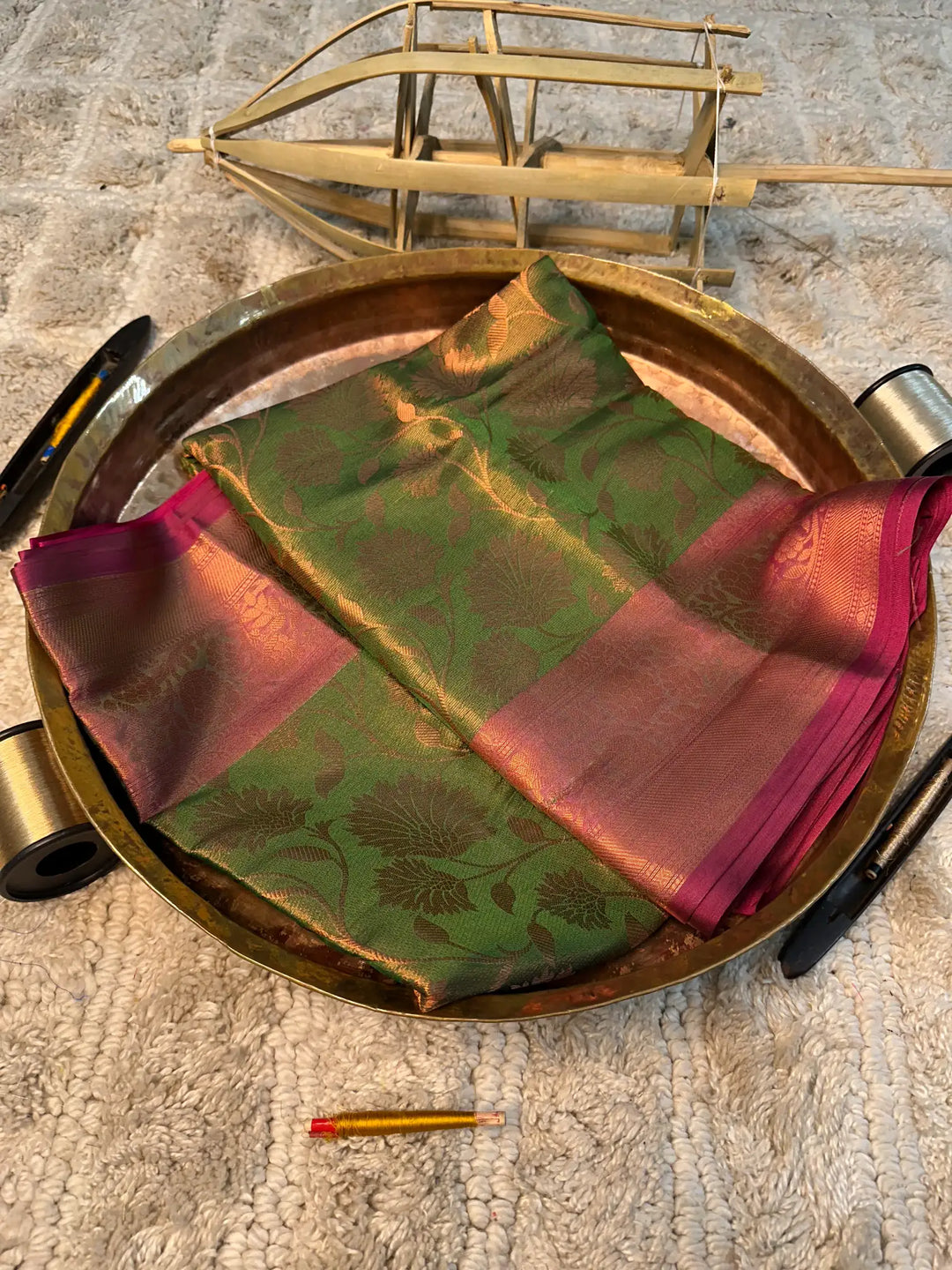 Eccentric Zari Weave Softsilk Banarasi Saree