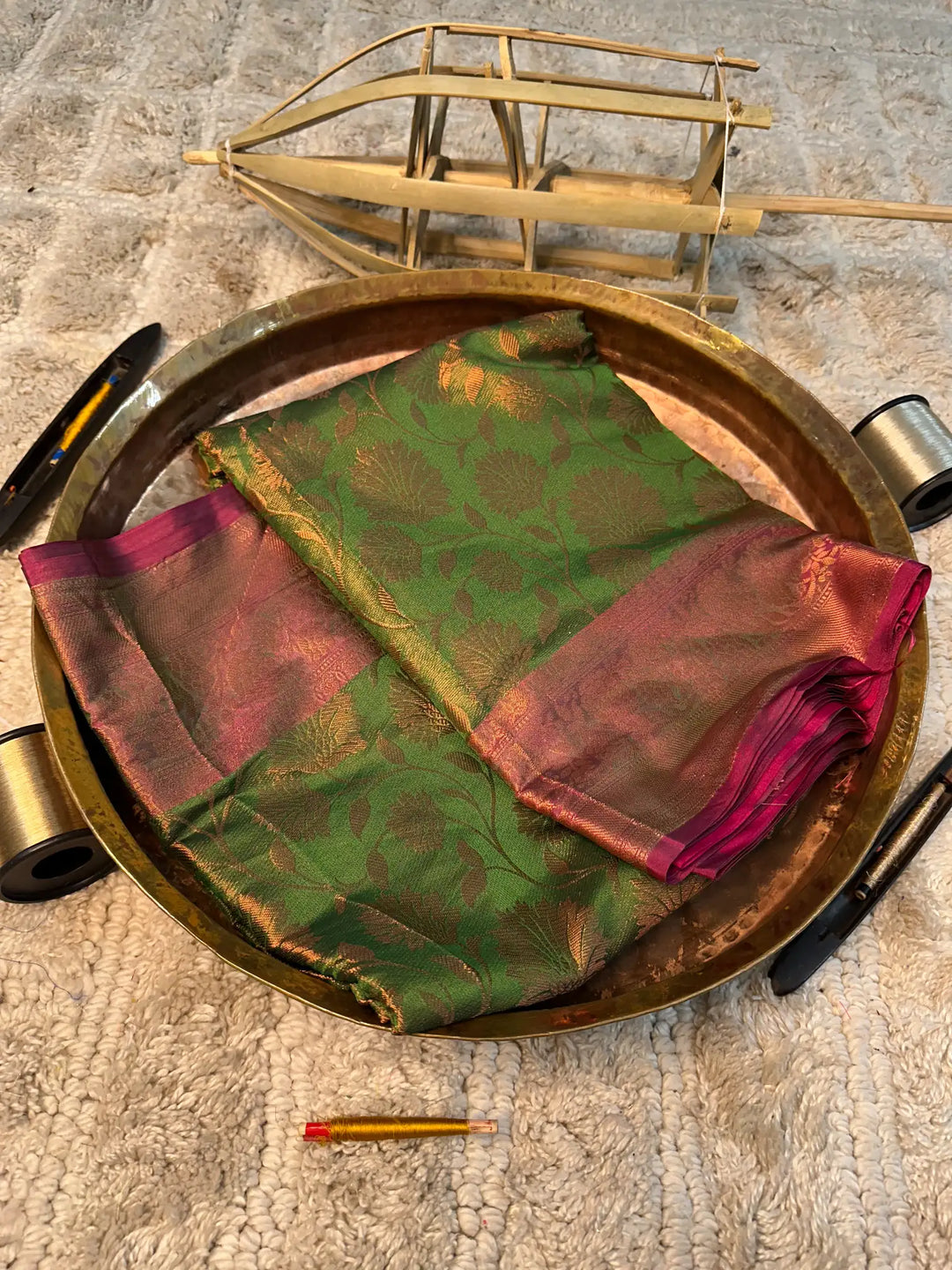 Eccentric Zari Weave Softsilk Banarasi Saree