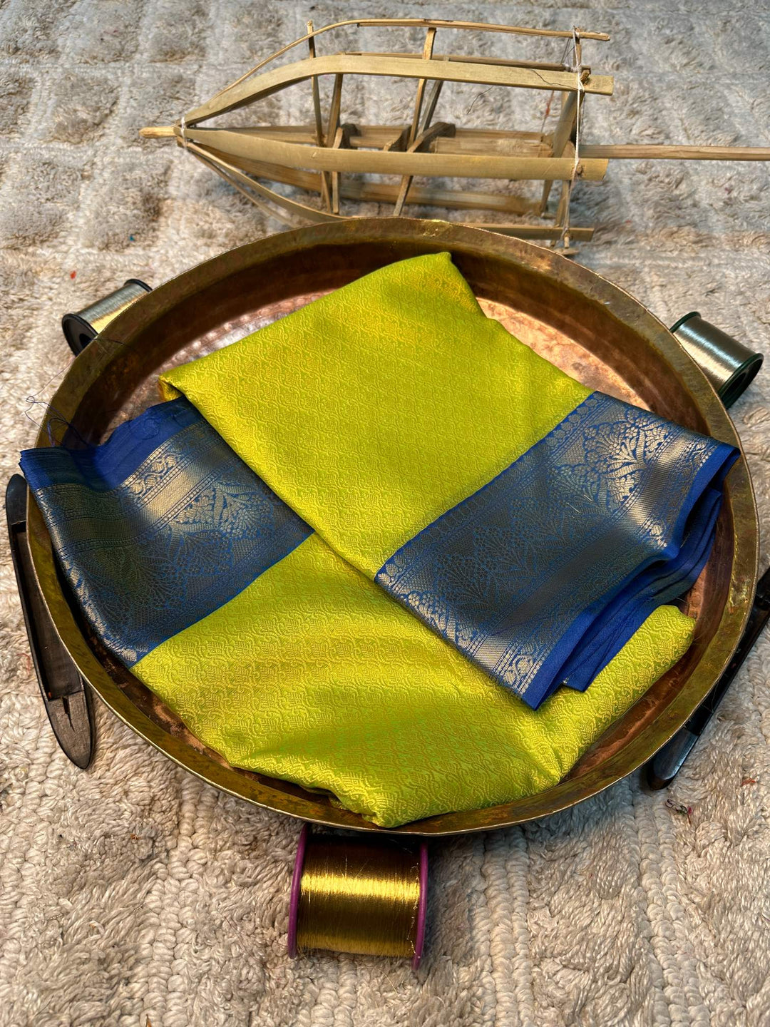 Eccentric zari weave Softsilk Banarasi saree